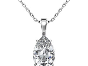 WANDA Pear Cut solitaire Lab Grown or Natural Diamond  Pendant