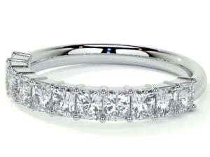 Jessy Radiant Half Eternity  stone lab diamond rings