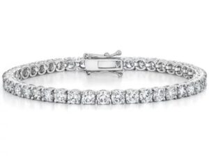 ASHLEY 10kt Solid Gold 2mm[0.06ct each] VS DEF Quality Lab Grown Diamonds Total Weights 5.40ct to 6.50ct Tennis Bracelets